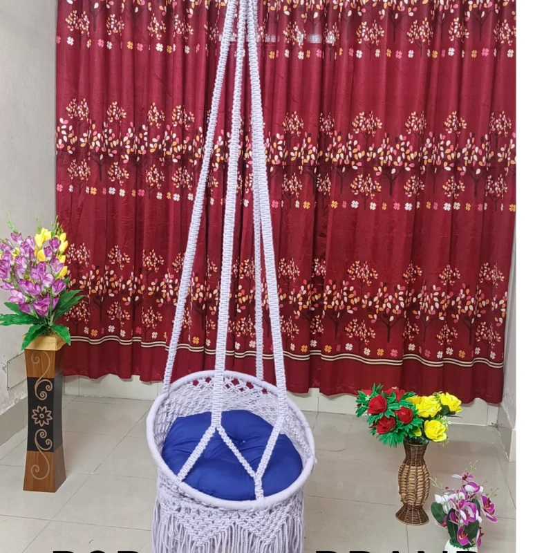 চেয়ার দোলনা বেগুনি কালার বেল্ট সহ 18